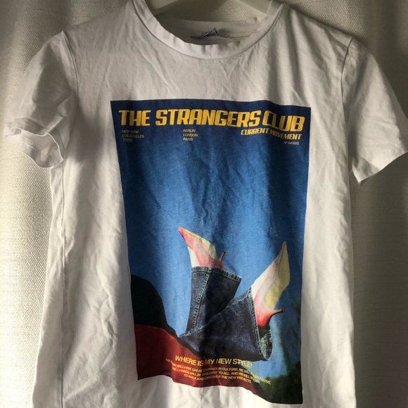 Zara Graphic Tee “The Stranger Club” - Picture 3 of 4